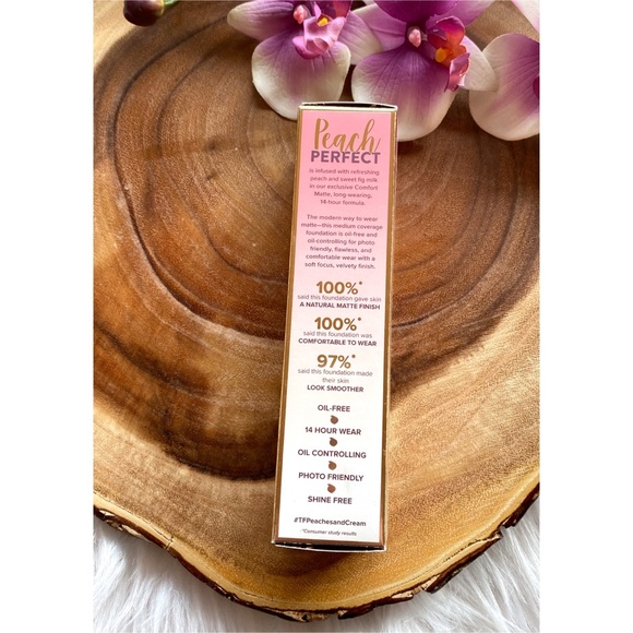 NWT Too Faced Peach Perfect Foundation- Sable - Picture 7 of 8
